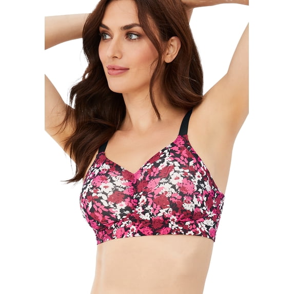 Catherines Women's Plus Size Wireless Back Smoothing Bra