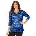thumbnail image 1 of Catherines Women's Plus Size Wrap Front Top, 1 of 4