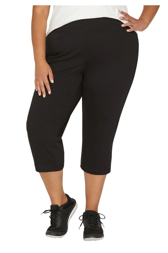 Women's Plus Size Smooth Fit Capri
