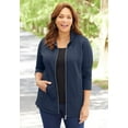 thumbnail image 1 of Catherines Women's Plus Size Zip-Front Cable Jacket, 1 of 3