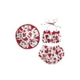 thumbnail image 1 of Cathery Baby Girl Swimsuit 3 6 9 12 24 Months Infant Fruit Print Bathing Suit Bikini Sets Swimwear Summer Beach 3Pcs Outfit, 1 of 7