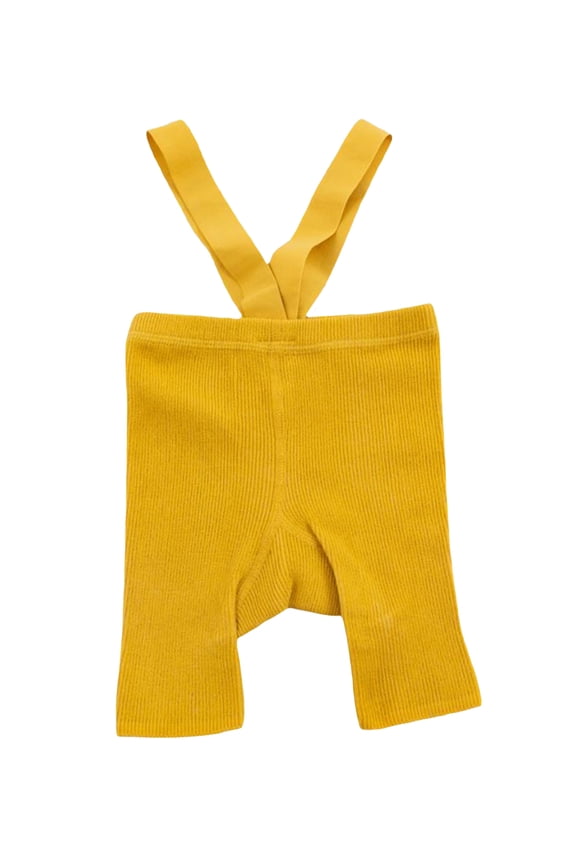 Infant Baby’s High Waist Leggings Tights Solid Suspender Pantyhose Toddler Boys Girls Knitted Short Leggings