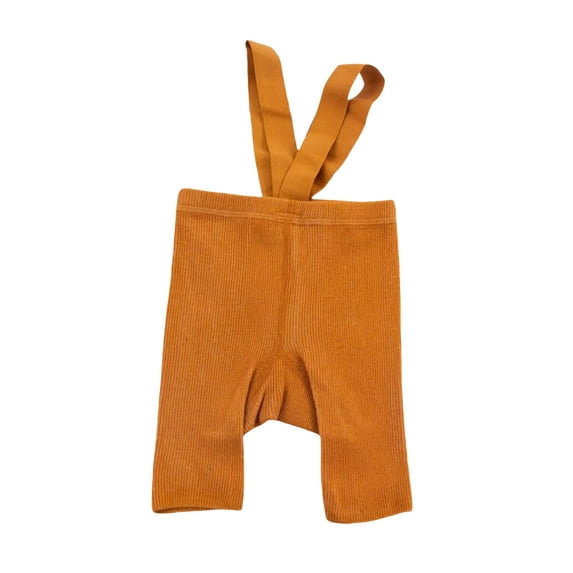 Cathery Infant Baby’s High Waist Leggings Tights Solid Suspender Pantyhose Toddler Boys Girls Knitted Short Leggings