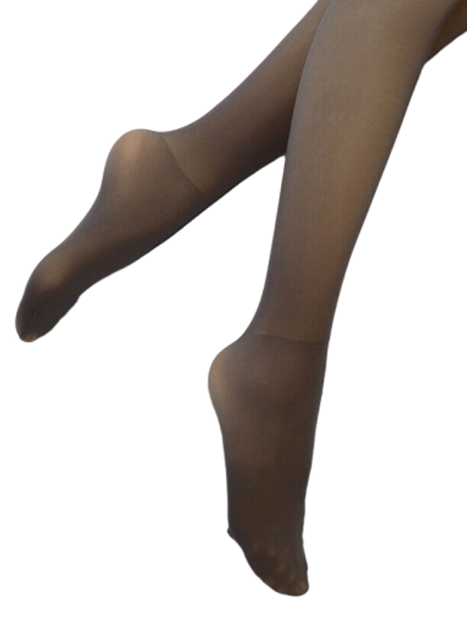 Cathery Women Ladies Winter Leggings Legs Fake Translucent Warm Fleece  Leggings 