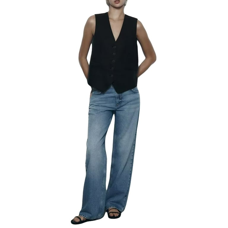 Casual Solid Buttons V Neck Outerwear Casual Solid Buttons V Neck Outerwear