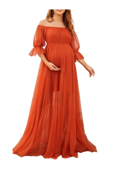 Tulle Maternity Dress