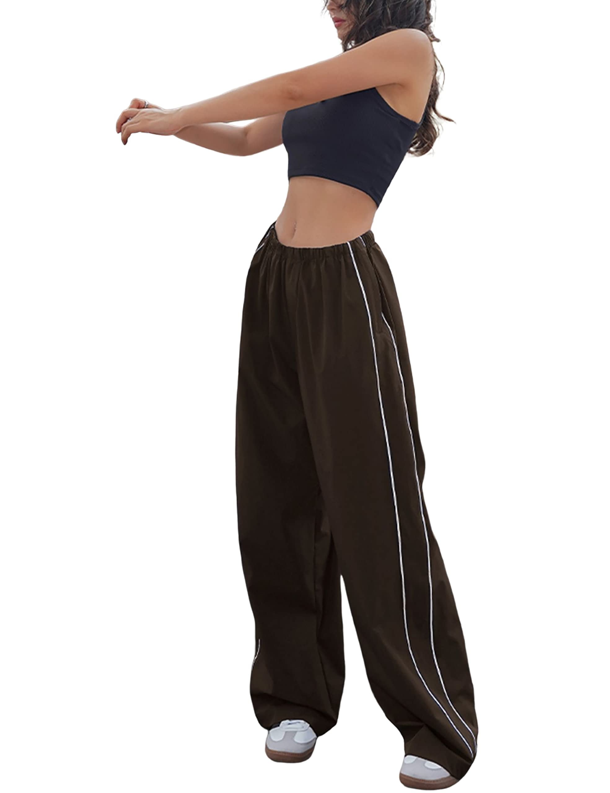 Lady Pants, Wide Leg Women Pants Breathable Waist Strap Pure Color for  Holiday for Lady : : Clothing, Shoes & Accessories