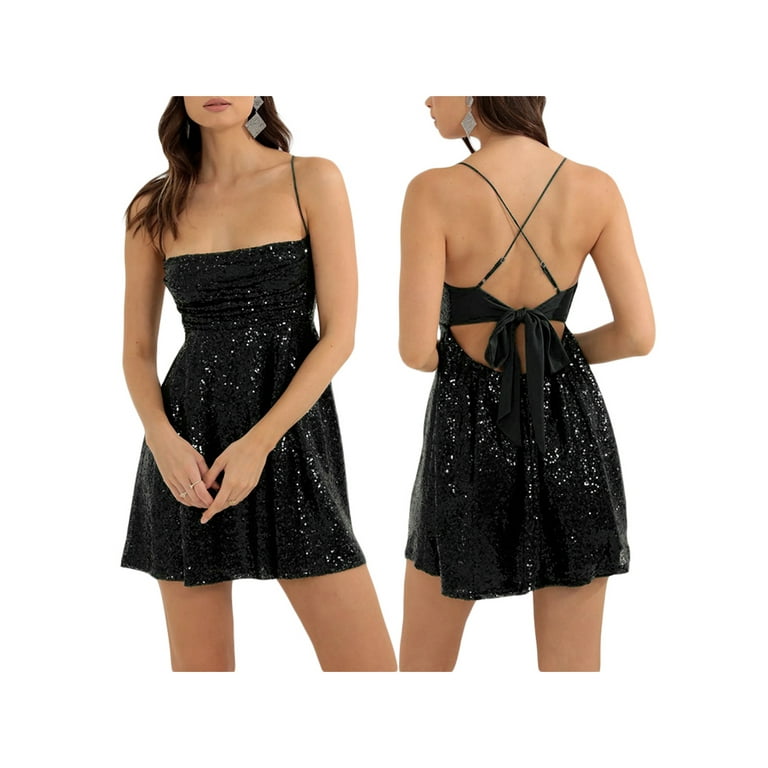 Glitter cami mini club dress sale