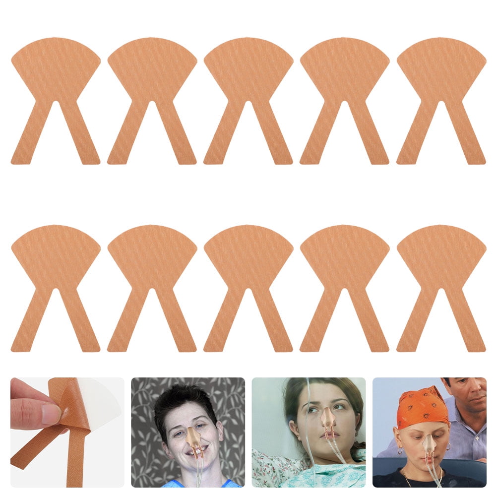 Catheter Fixed Sticker 10pcs Catheter Fixed Stickers Nose Bridge