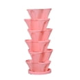 thumbnail image 1 of Cathoe Self Watering 6 Tier Stackable Garden Vertical Planter Set for Growing Vegetables Garden, 1 of 5