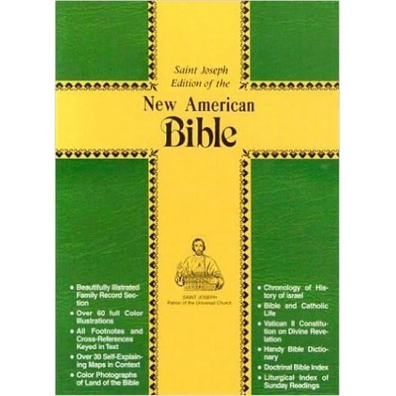 Catholic Book Publishing NABRE St. Joseph Edition Personal Size Bible, Brown Imitation Leather