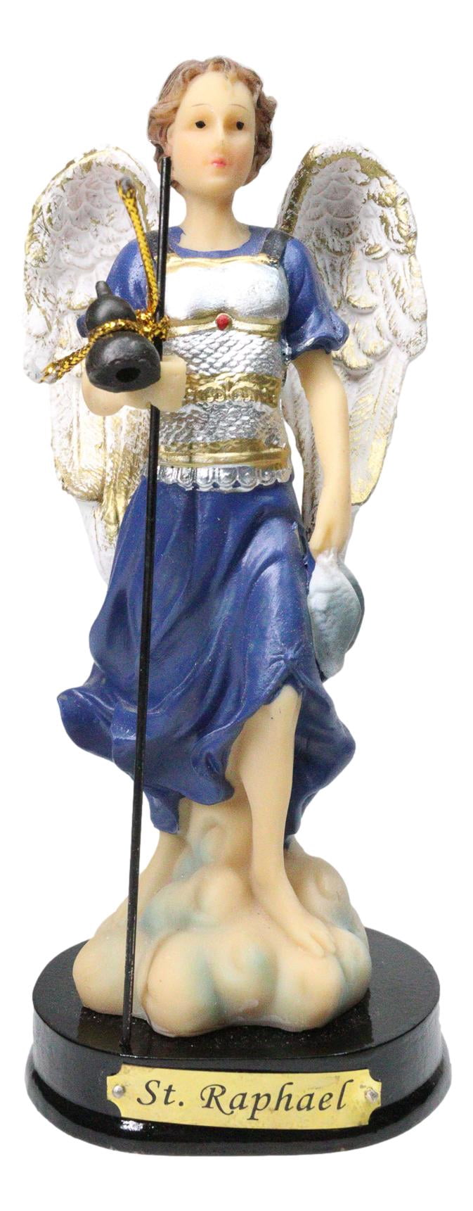 Saint Raphael Staff Catholic Church Saint Archangel Raphael With Staff & Healing Oil ...
