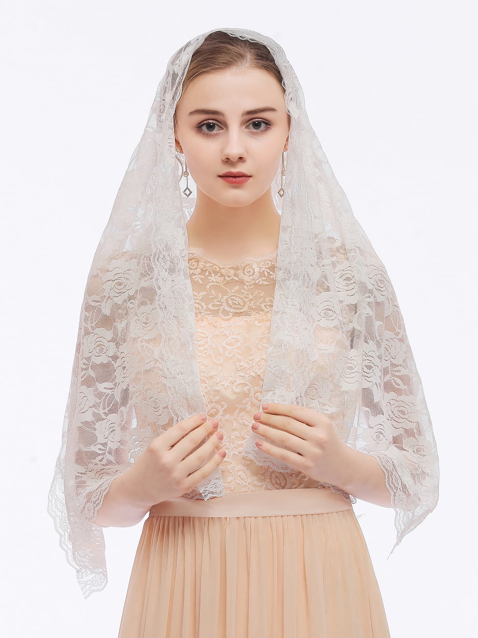 Catholic Church Veils Mantillas For Women Lace Scarf Mass Head Covering