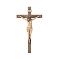 thumbnail image 1 of Desktop Ornament Catholic Crucifix Inspirational Home Décor Figurine for Devout Spaces - Elegant Design for Living Room Bedroom or Bathroom, 1 of 9