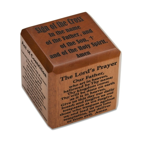 Catholic Prayers Scripture Cube