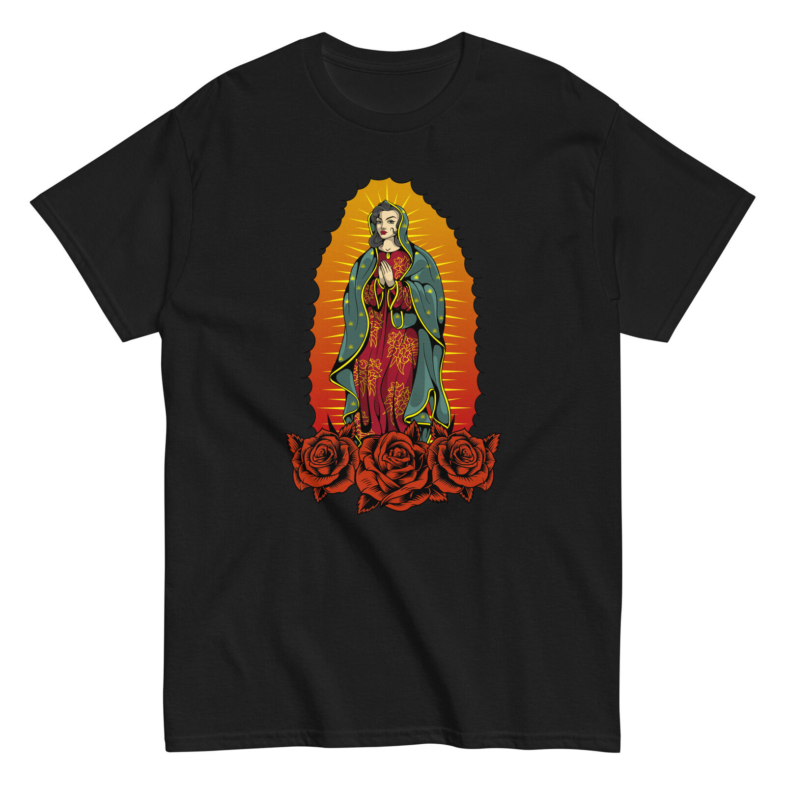 Catholic Saint Shirt Christian Virgin Mary & Our Lady of Guadalupe
