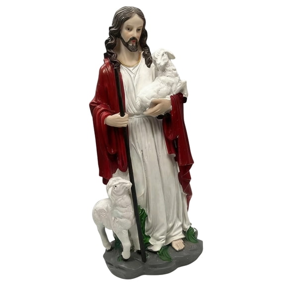 Catholic The Good Shepherds Statues Jesuses Christ Figurines Statues Religious Gift Renaissances Sculptures Ornament