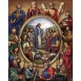 thumbnail image 1 of Catholic print picture - 12 APOSTLES P - 8" x 10" ready to be framed, 1 of 1
