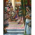 thumbnail image 1 of Catholic print picture - Esther and the King T - 8" x 10" ready to be framed, 1 of 1