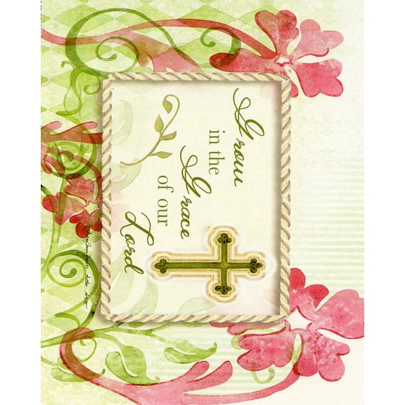 Catholic print picture - GROW IN GRACE - 8" x 10" ready to be framed