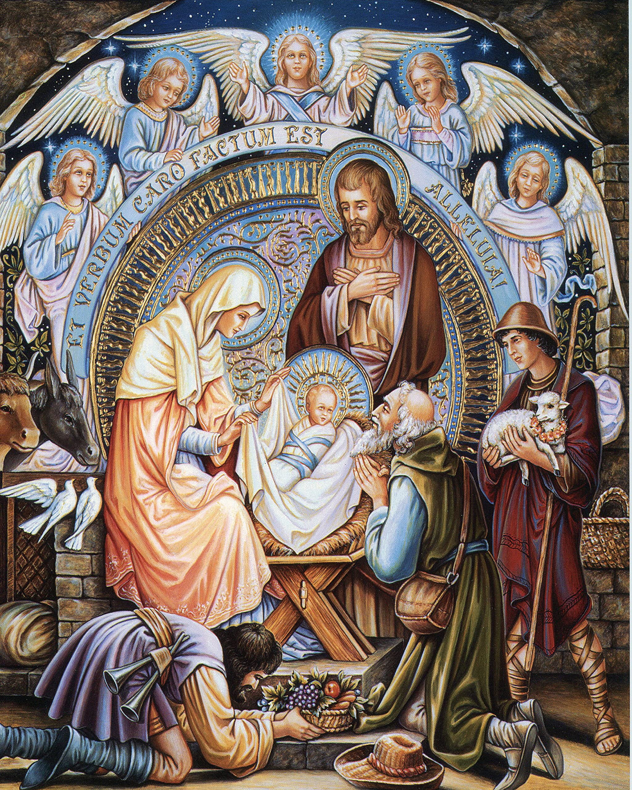 Catholic print picture - HOLY FAMILY 7 - 8" x 10" ready to be framed ...