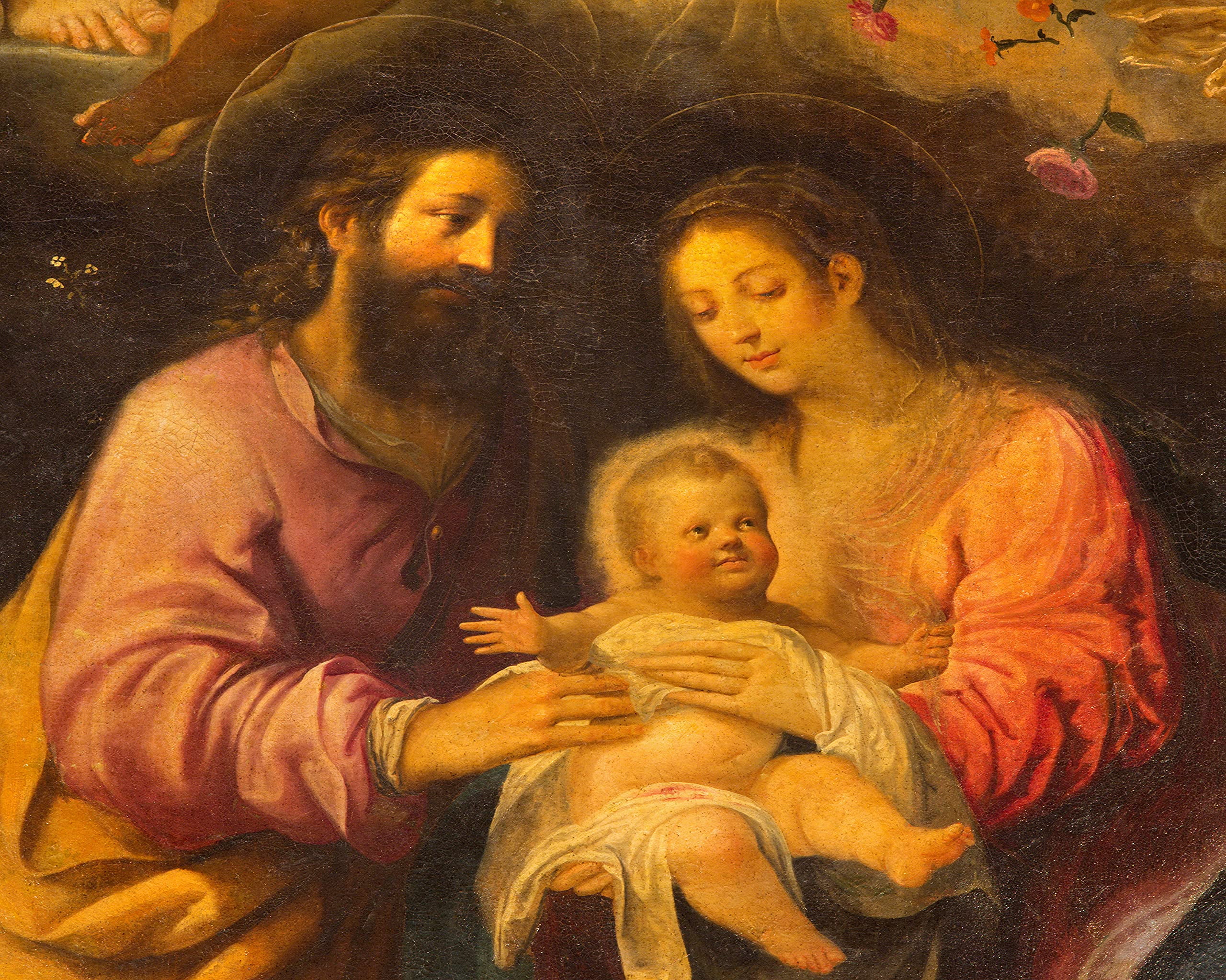 Catholic print picture - HOLY FAMILY SH8 - 8" x 10" ready to be framed ...