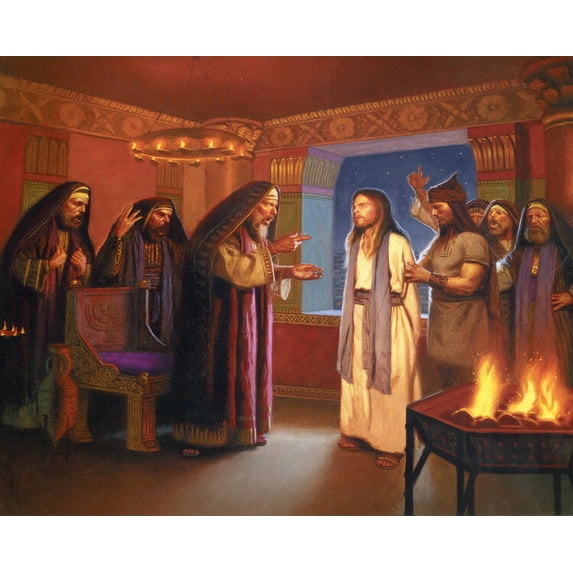 Catholic print picture - Judas Betrays Jesus T - 8" x 10" ready to be framed