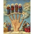 thumbnail image 1 of Catholic print picture - MOST POWERFUL HAND - 8" x 10" ready to be framed, 1 of 1
