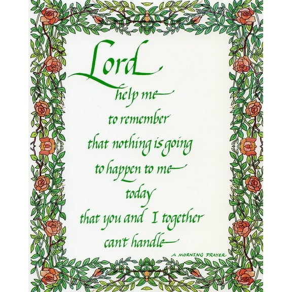 Autom Catholic Morning Prayer 8" x 10" Art Print