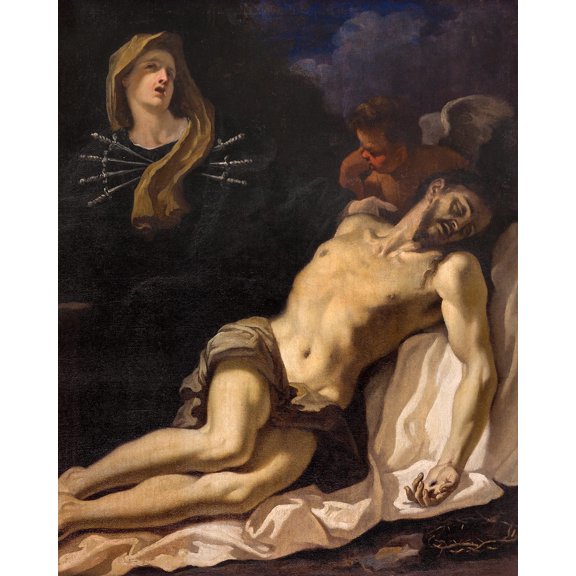 Catholic print picture - PIETA SH3 - 8" x 10" ready to be framed