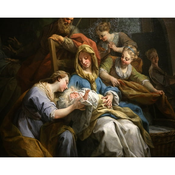 Catholic print picture - THE NATIVITY SH4 - 8" x 10" ready to be framed