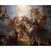 Catholic print picture - The ASSUMPTION SH2 - 8" x 10" ready to be framed