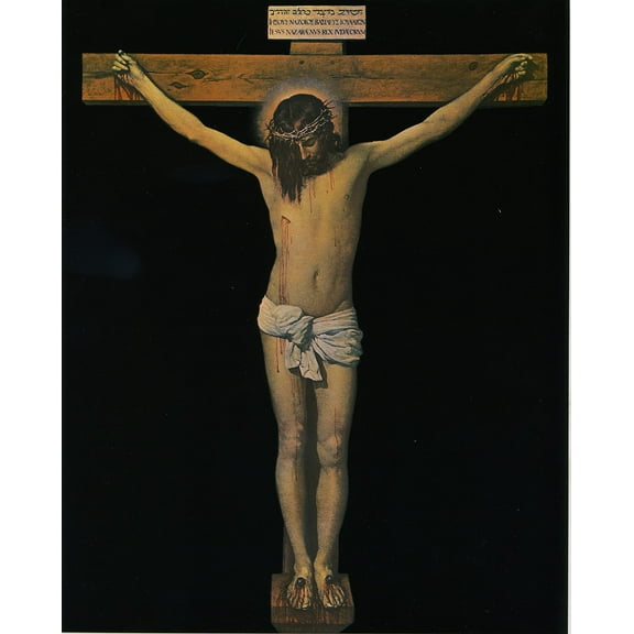 Catholic print picture - The Crucifixion - 8" x 10" ready to be framed