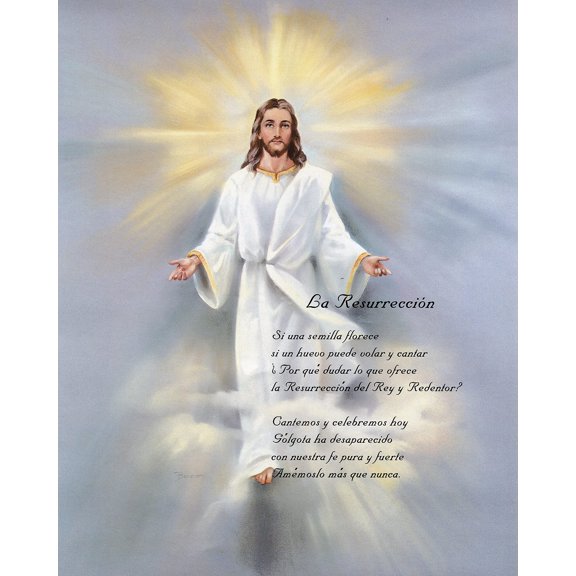 Catholic print picture - The Resurrection 2 - 8" x 10" ready to be framed