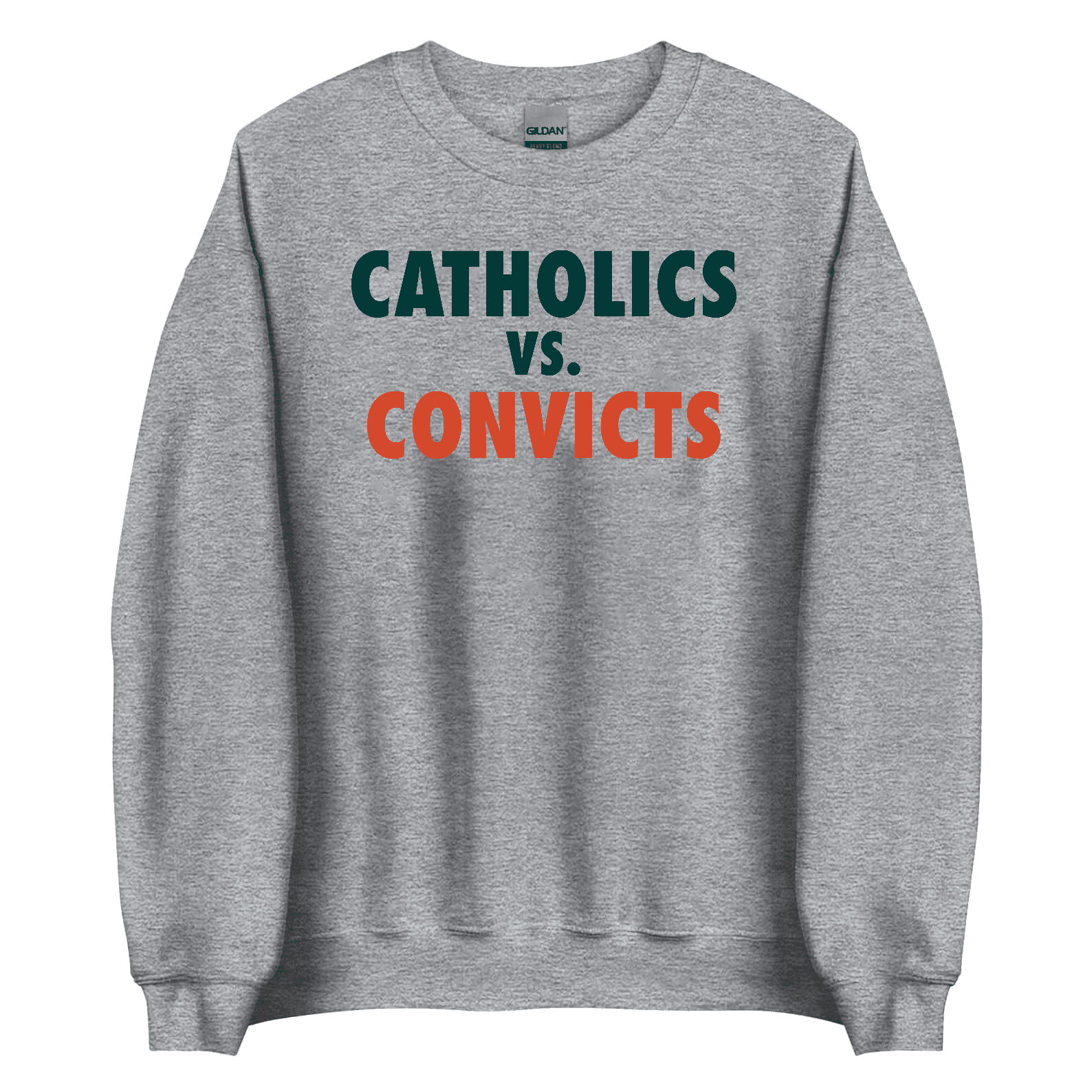 Catholics Vs Convicts Vintage 1988 T-Shirt - Walmart.com