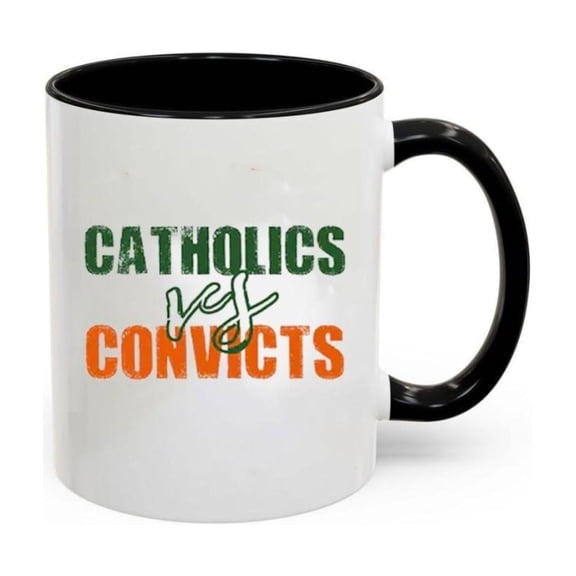 Catholics vs Convicts 1988 Coffee Ceramic Mug