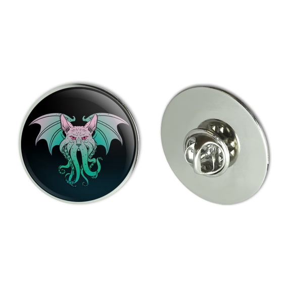 Cathulhu Metal 1.1" Tie Tack Hat Lapel Pin Pinback