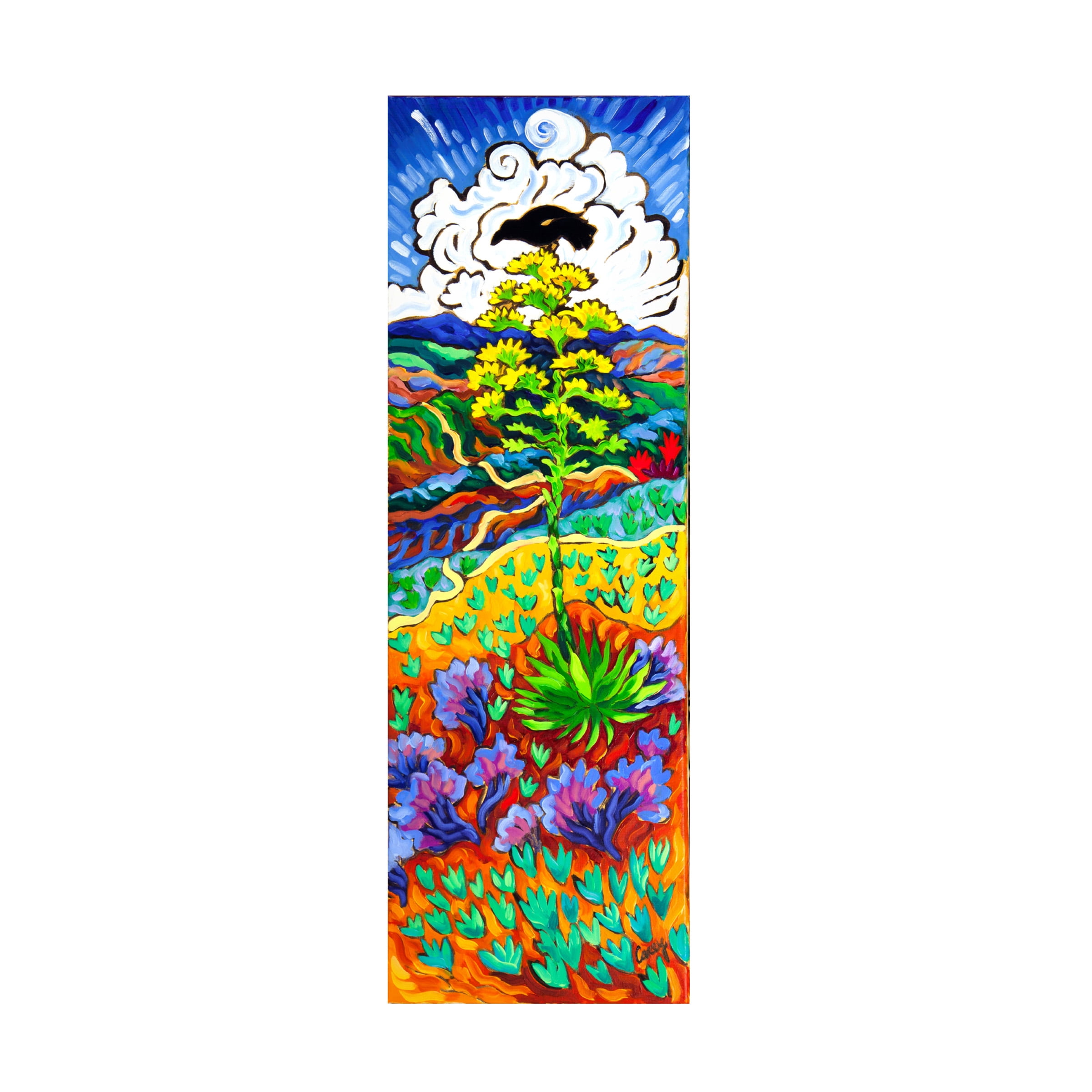Cathy Carey 'The Watcher' Canvas Art
