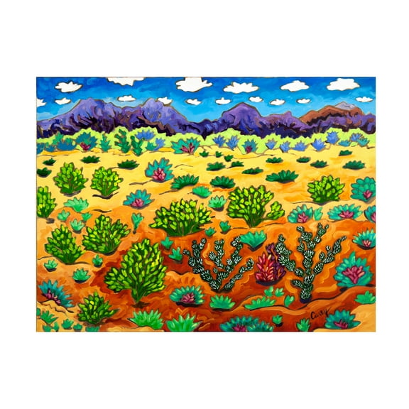 Cathy Carey 'Western Destination' Canvas Art