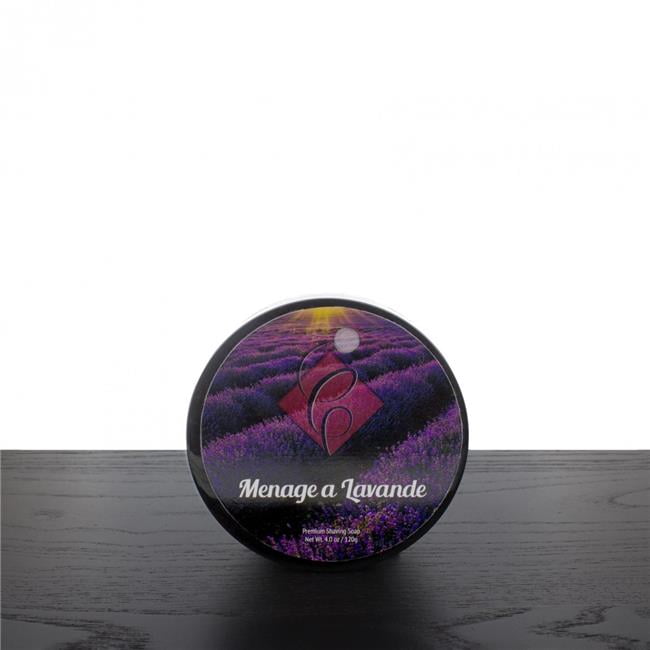 Catie's Bubbles Premium Shaving Soap, Menage a Lavande, 4oz.