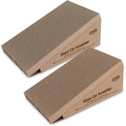 Best Pet Supplies Catify Slope Cat Scratch Pad, Cat Cardboard Scratcher with Catnip, 2-Pack