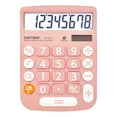 thumbnail image 1 of Catiga Electronics CD-8185 Large Screen Portable Calculator (Light Pink), 1 of 7
