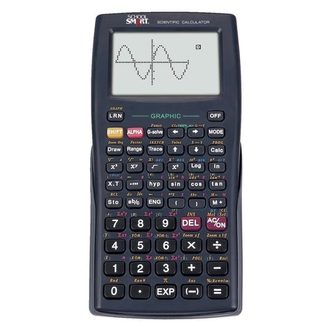 Catiga Electronics School Smart Graphic Calculator, 10 Plus 2 Dot Matrix, Black