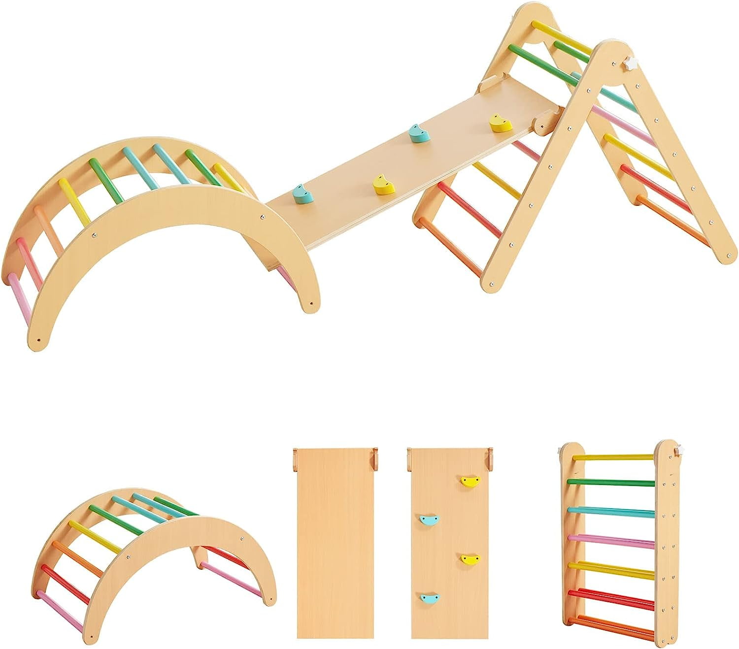 Catio Outdoor Cat Enclosure;Large Cage Cat House with 6 Jumping