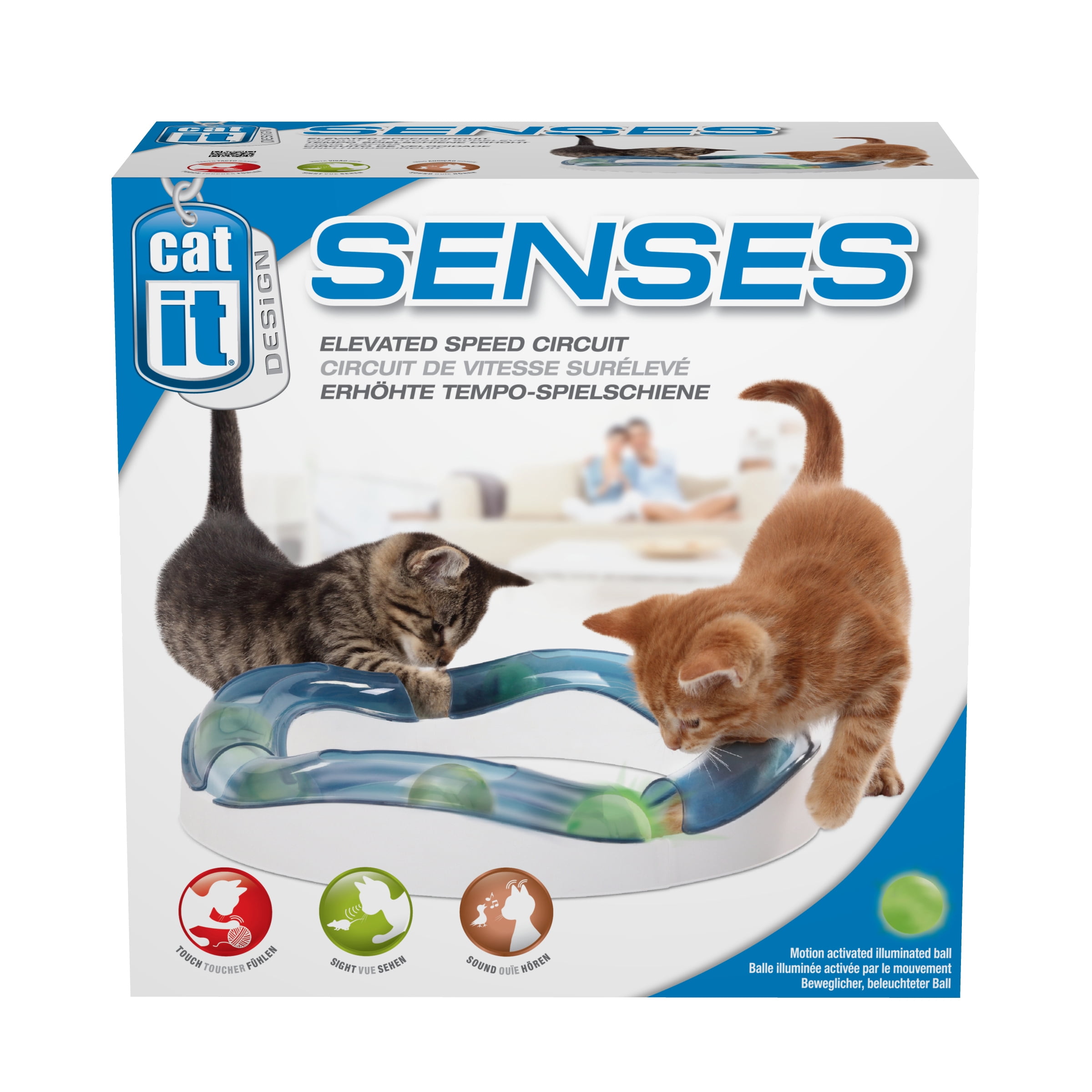 CATIT Design Senses Circuit Motion Activated Illuminated Balls Cat