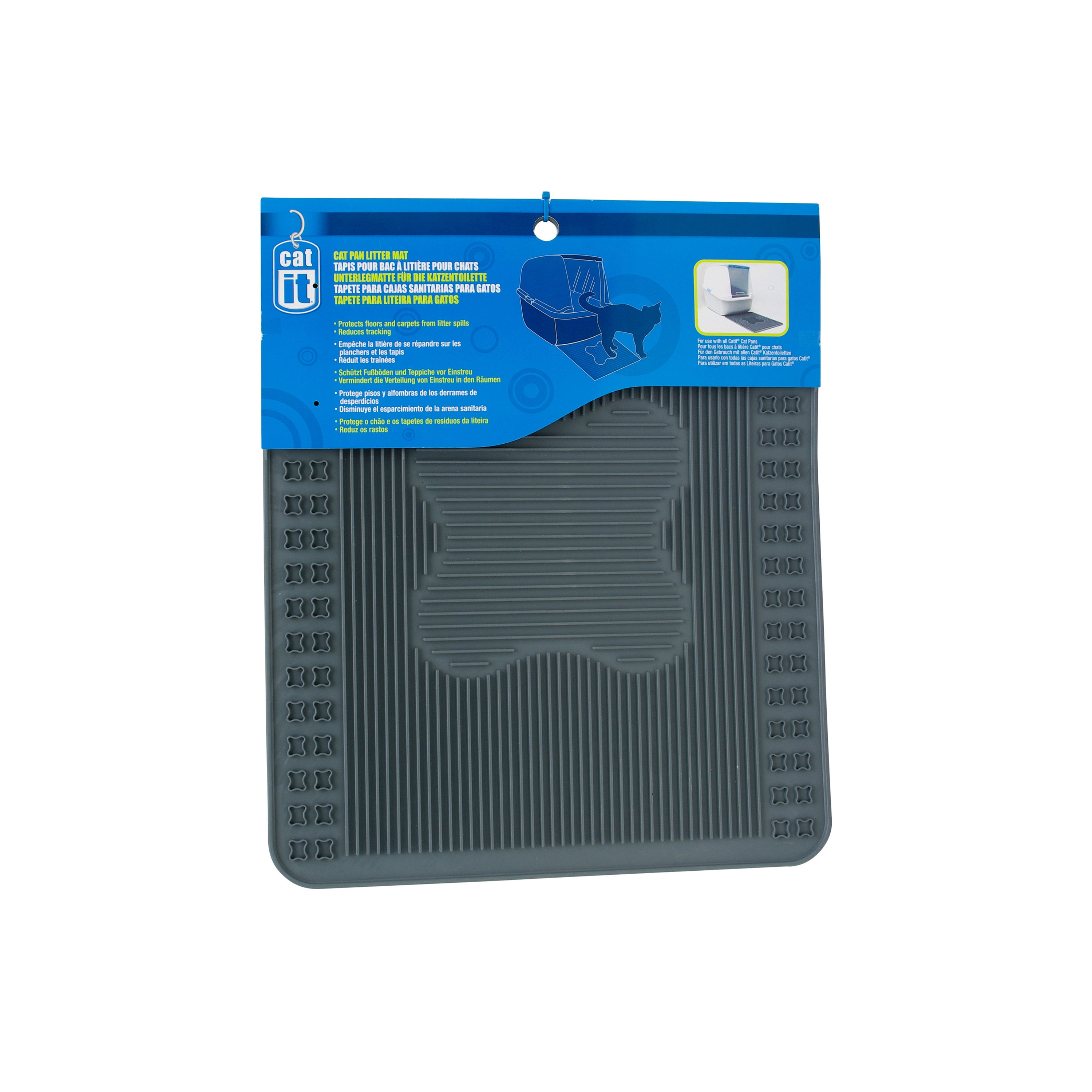 Catit Litter Pan Mat, Grey