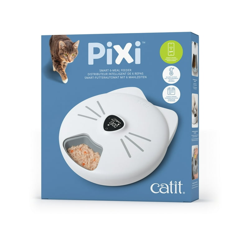 Catit Pixi Smart 6-Meal Feeder - Walmart.com