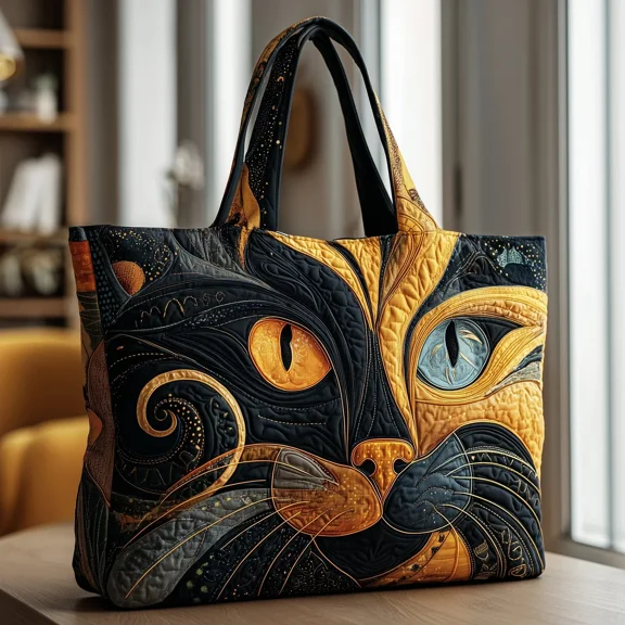 Catitude Quilted Tote Bag GFTOTP9665