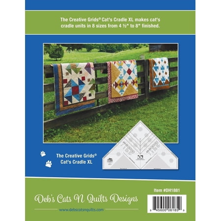 Catitude XL Quilt Pattern Book by Deb Heatherly of Deb's Cats N Quilts