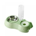 thumbnail image 1 of Catlerio Dog Cat Double Bowls Automatic Pet Food Feeder and Water Dispenser, with Automatic Water Bottle for Small Large Dog Pets Puppy Kitten, 1 of 5